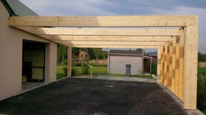 Garage ossature bois Carport