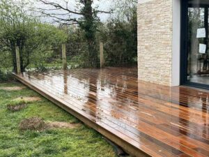 réalisation d’une terrasse en Ipé